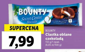 Lidl BOUNTY Ciastka oblane czekoladą 132 g oferta