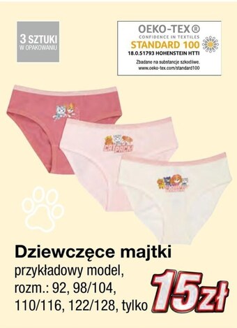 KiK Majtki dziewczęce psi patrol oferta