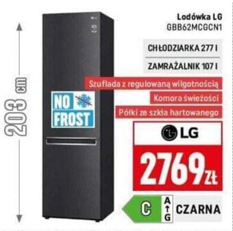 Neopunkt Lodówka LG GBB62MCGCN1 oferta