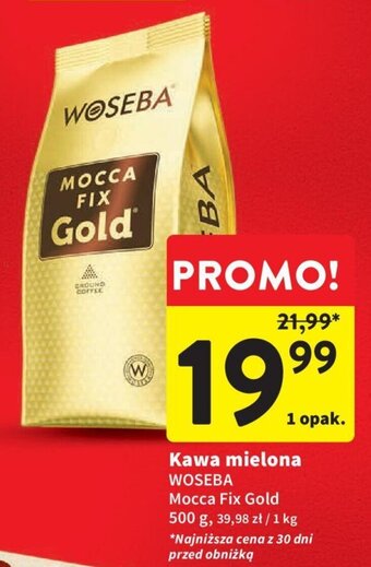 Intermarche Kawa mielona WOSEBA Mocca Fix Gold 500 g oferta