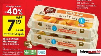 Intermarche Jaja z chowu klatkowego JAJA Z KURNIKA 10szt. oferta