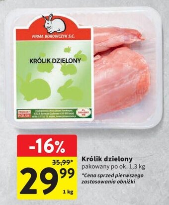 Intermarche Królik dzielony 1kg oferta