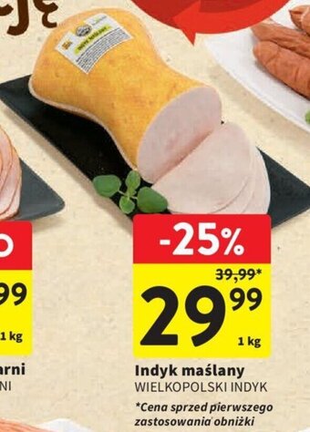 Intermarche Indyk maślany WIELKOPOLSKI INDYK 1kg oferta
