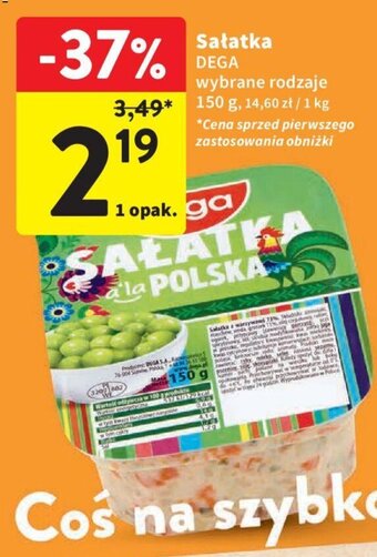 Intermarche Sałatka DEGA 150 g oferta