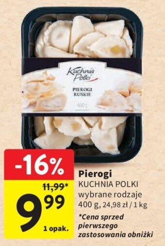 Intermarche Pierogi KUCHNIA POLKI 400g oferta