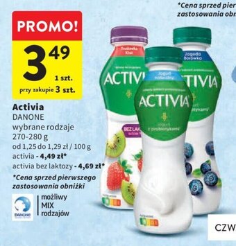 Intermarche Activia DANONE 270-280g oferta