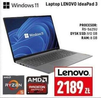 Neopunkt Laptop LENOVO IdeaPad 3 oferta