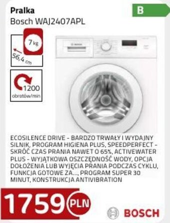 Kakto Pralka Bosch WAJ2407APL oferta