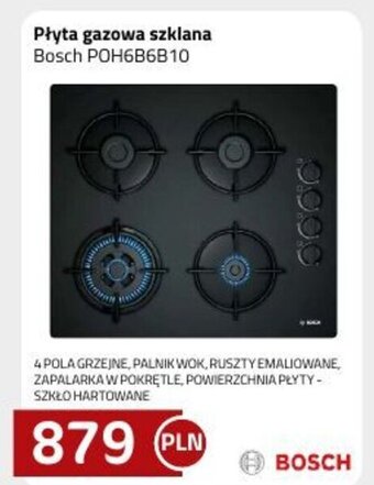 Kakto Płyta gazowa szklana Bosch POH6B6B10 oferta