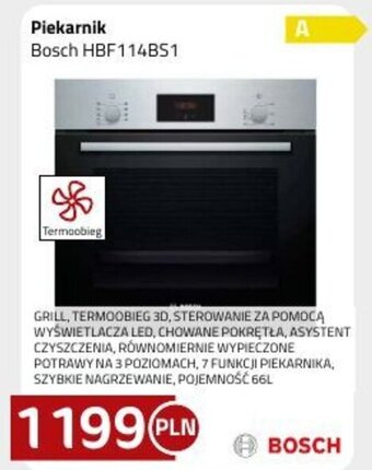 Kakto Piekarnik Bosch HBF114BS1 oferta