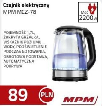 Kakto Czajnik elektryczny MPM MCZ-78 oferta