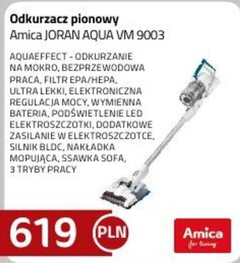 Kakto Odkurzacz pionowy Amica JORAN AQUA VM 9003 oferta
