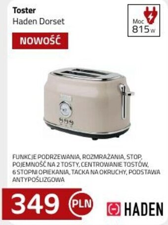 Kakto Toster Haden Dorset oferta