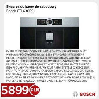 Kakto Ekspres do kawy do zabudowy Bosch CTL636ES1 oferta