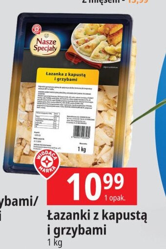 E.Leclerc Łazanki z kapusta i grzybami oferta