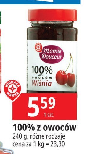 E.Leclerc Dżem 100% z owoców wiśnia oferta