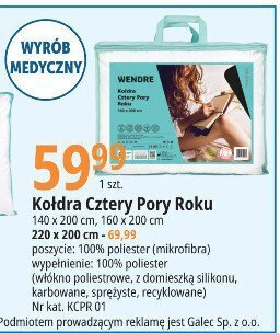 E.Leclerc Kołdra cztery pory roku 160 x 200 cm oferta