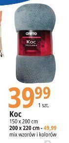 E.Leclerc Koc typu flanela 150 x 200 cm oferta