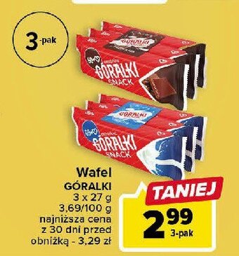 Carrefour Wafelki mleczne oferta