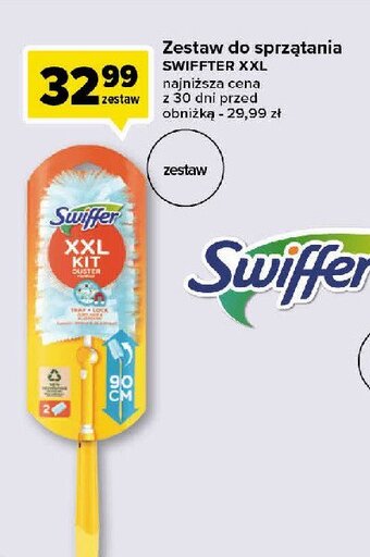 Carrefour Zestaw mop + wkład + 8 ściereczek suchych oferta