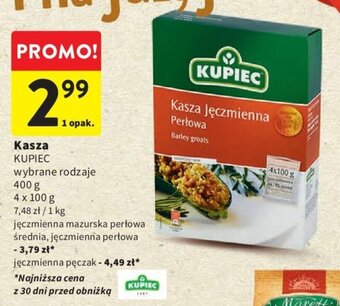 Intermarche Kasza KUPIEC 400g oferta
