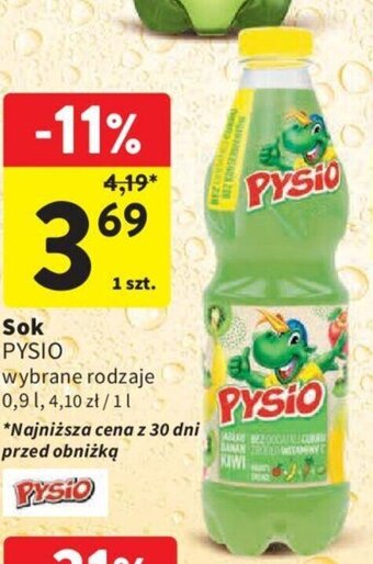 Intermarche Sok PYSIO 0,9 l oferta