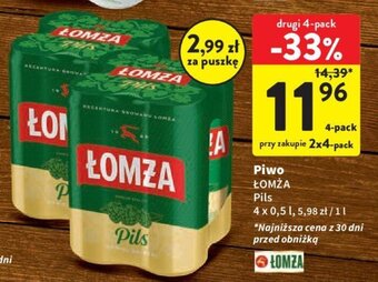 Intermarche Piwo ŁOMŻA 4x0,5l oferta