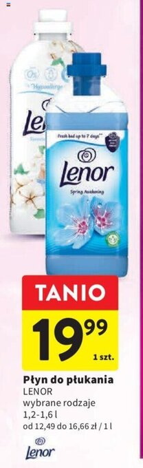 Intermarche Płyn do płukania LENOR 1,2-1,6l oferta