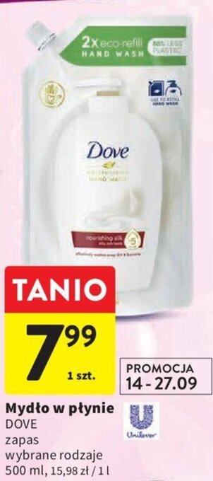 Intermarche Mydło w płynie DOVE 500ml oferta