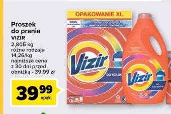 Carrefour Proszek do prania VIZIR 2,805 kg oferta