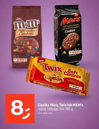 Dealz Ciastka Mars, Twix lub M&M's, 144-180 g oferta