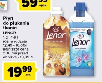 Carrefour Płyn do płukania tkanin LENOR 1,2-1,6 l oferta