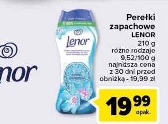 Carrefour Perełki zapachowe LENOR 210 g oferta