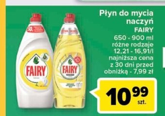 Carrefour Płyn do mycia naczyń FAIRY 650 - 900 ml oferta