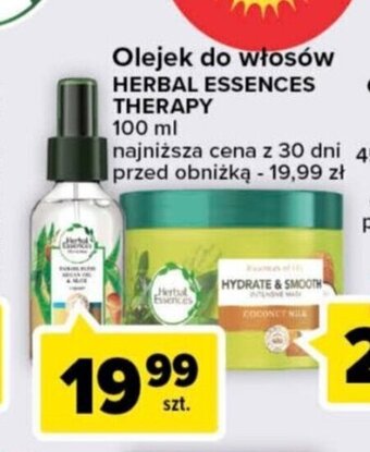 Carrefour Olejek do włosów HERBAL ESSENCES THERAPY 100 ml oferta