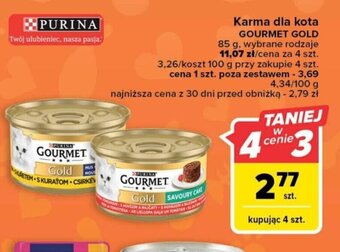 Carrefour Karma dla kota GOURMET GOLD 85 g oferta