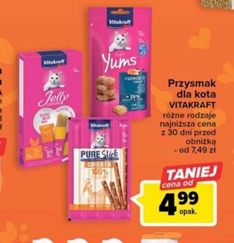 Carrefour Przysmak dla kota VITAKRAFT oferta