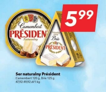 Lewiatan Ser naturalny Président 120-125 g oferta