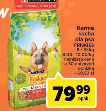 Carrefour Karma sucha dla psa FRISKIES 8-10 kg oferta