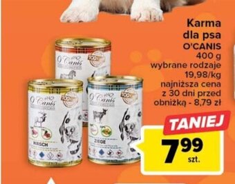 Carrefour Karma dla psa O'CANIS 400 g oferta