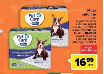 Carrefour Maty chłonne 15 szt oferta
