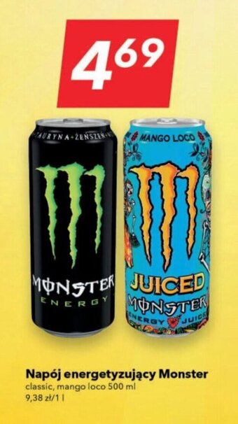 Lewiatan Napój energetyzujący Monster 500 ml oferta