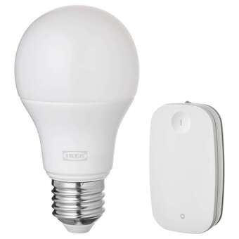 IKEA Trådfri zestaw startowy, smart bezprzewodowy przyciemniany/ciepły biały, e27 oferta