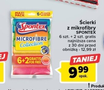 Carrefour Ścierki z mikrofibry SPONTEX oferta