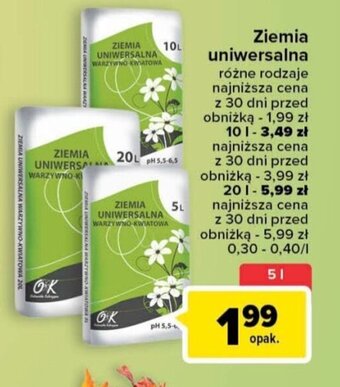 Carrefour Ziemia uniwersalna 5 l oferta