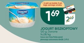 Chata Polska JOGURT BISZKOPTOWY 120 g, Danone oferta