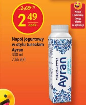 Ayran Napój jogurtowy 330ml