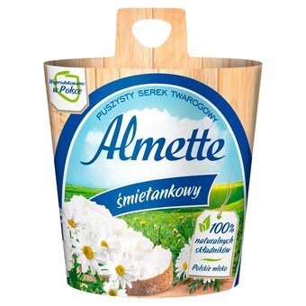 Społem Almette puszysty serek twarogowy śmietankowy 150 g oferta