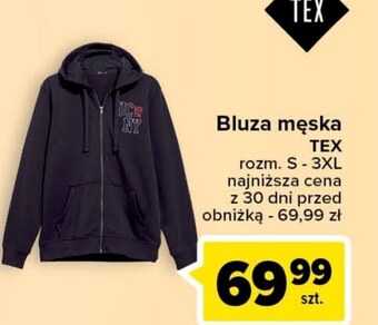Carrefour Bluza męska tex oferta