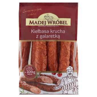 Społem Madej wróbel kiełbasa krucha z galaretką oferta